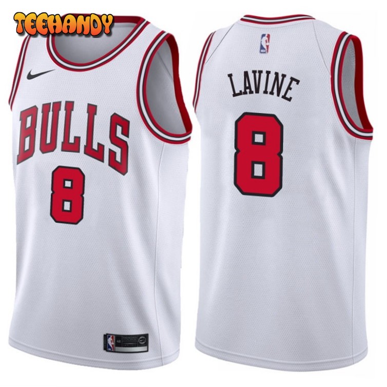 Chicago Bulls Zach LaVine White Association Edition Jersey