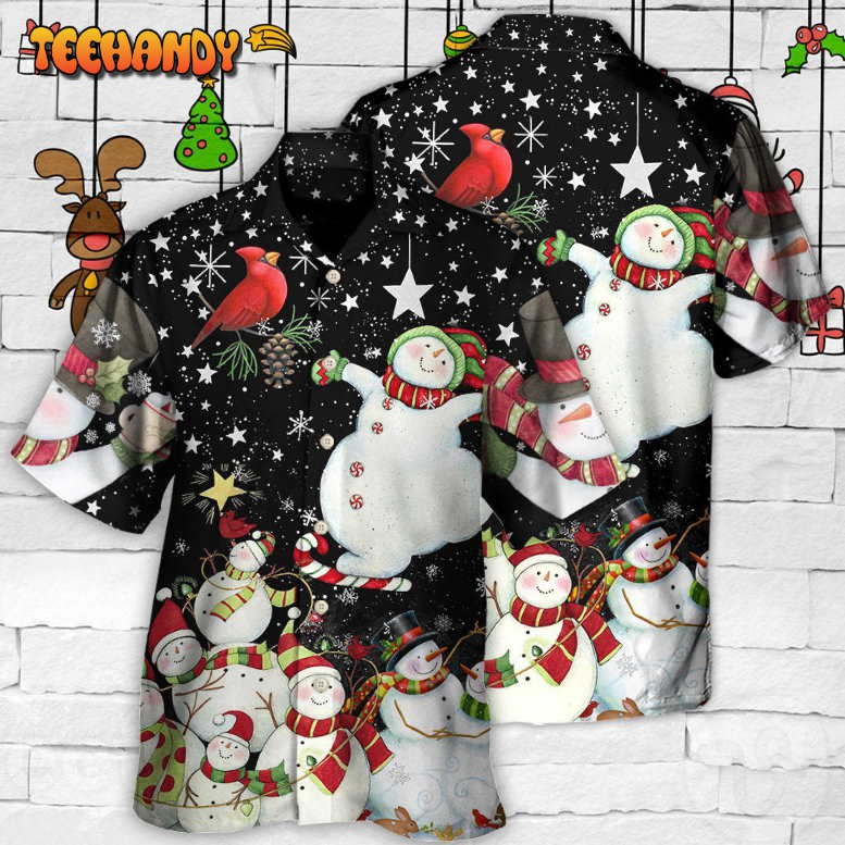 Christmas The World Of Christmas With Snowman Hawaiian Shirt