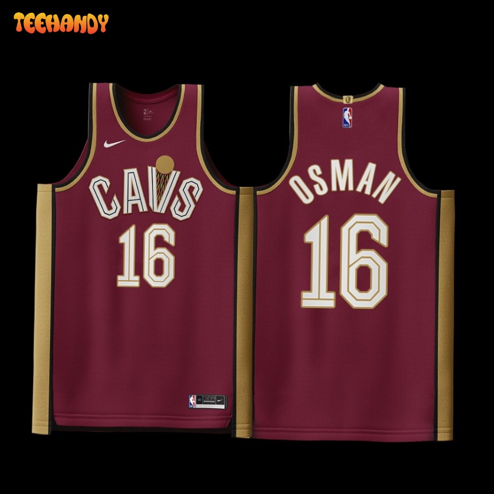 Cleveland Cavaliers Cedi Osman Icon Edition Maroon Jersey