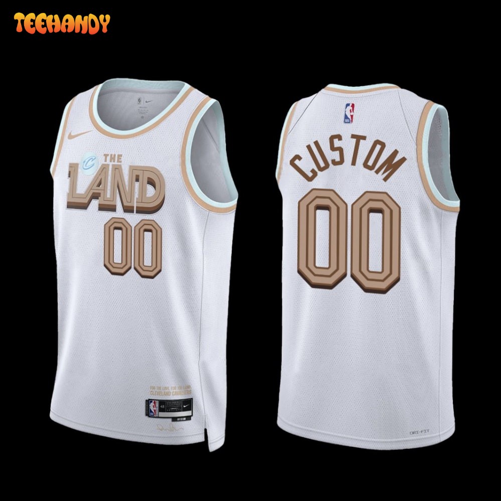 Cleveland Cavaliers Custom 2022-23 City Edition Jersey White