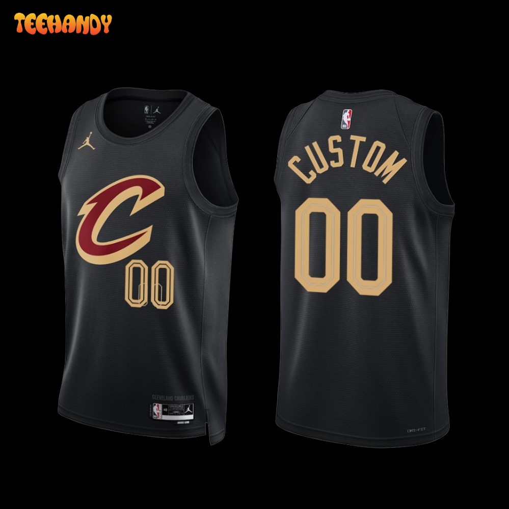 Cleveland Cavaliers Custom 2022-23 Statement Edition Jersey Black