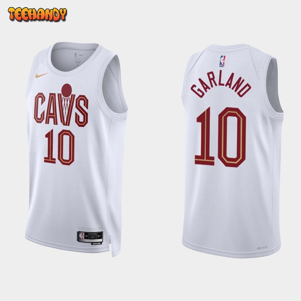 Cleveland Cavaliers Darius Garland 2022-23 White Association Edition Jersey