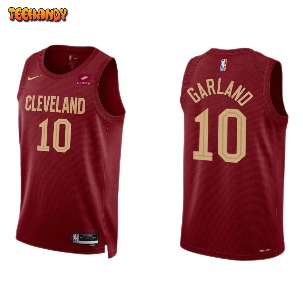 Cleveland Cavaliers Darius Garland 2022-23 Wine Icon Edition Jersey