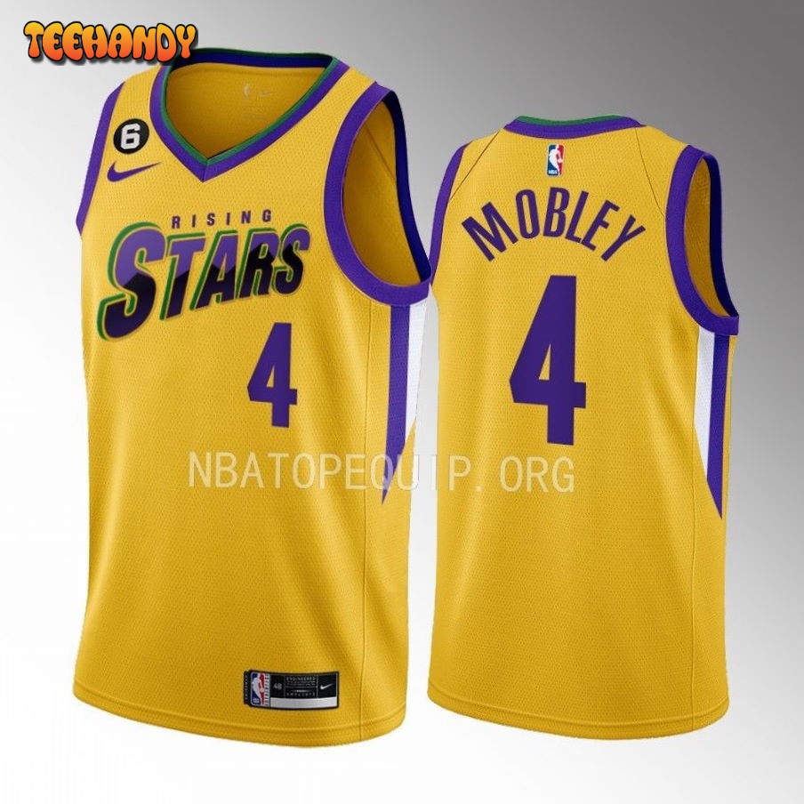 Cleveland Cavaliers Evan Mobley 2023 NBA Rising Stars Yellow Jersey