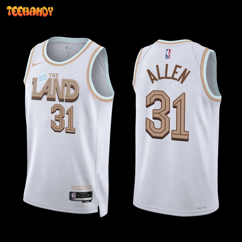 Cleveland Cavaliers Jarrett Allen 2022-23 City Edition Jersey White