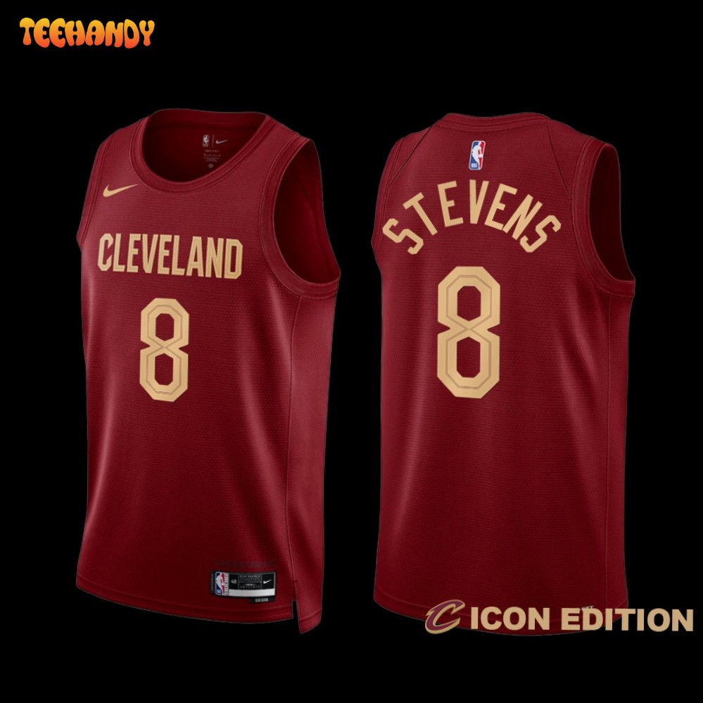 Cleveland Cavaliers Lamar Stevens 2022-23 Icon Edition Jersey Wine