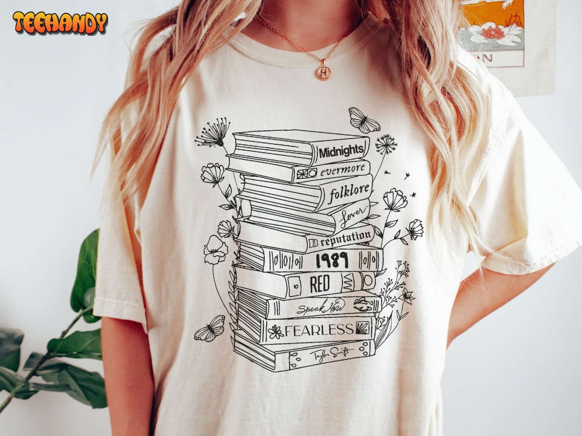 Comfort Colors Taylor’s Version Music Albums As Books T-Shirt