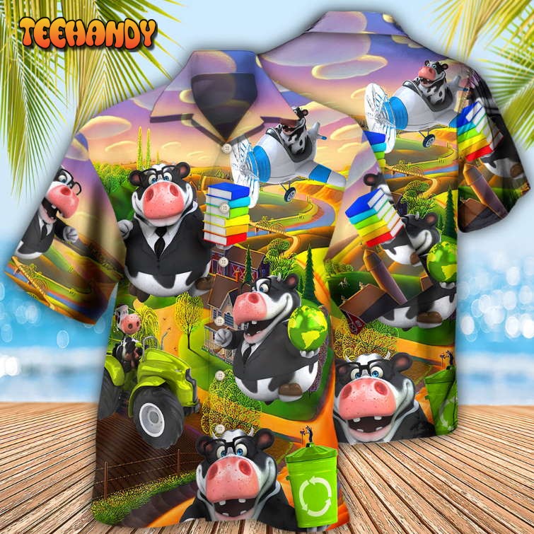 Cow Agricultural Teacher Hawaiian Shirt