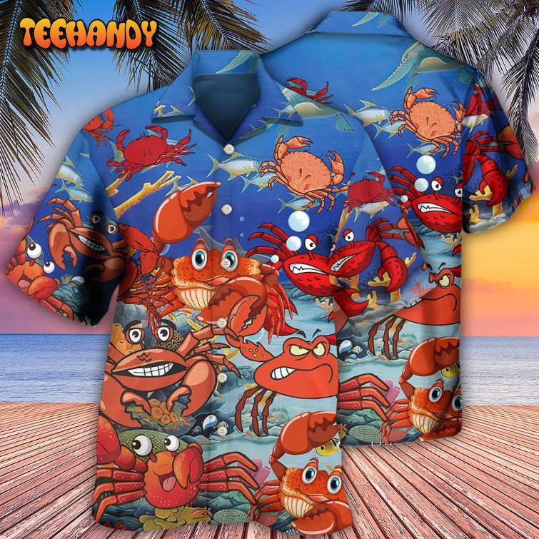 Crab Funny Crabs We Rule The Ocean Hawaiian Shirt