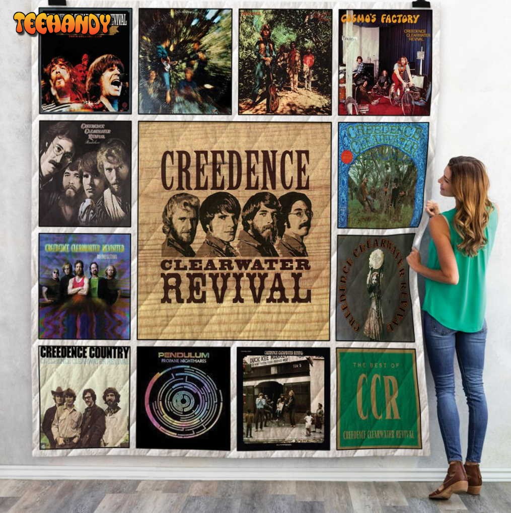 Creedence Clearwater Revival 3D Quilt Blanket