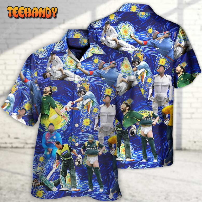 Cricket Sport Funny Play Amazing Style Hawaiian Shirt