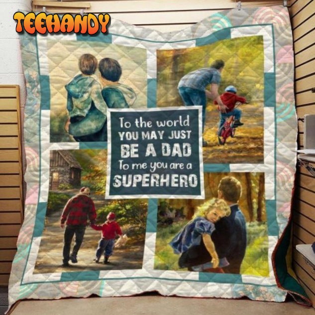 Dad Personalized Customized Quilt Blanket