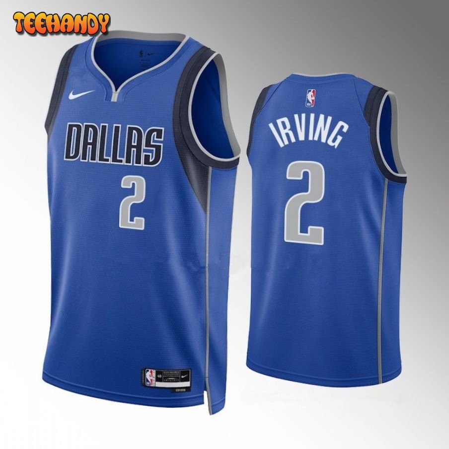 Dallas Mavericks Kyrie Irving Blue Icon Edition Jersey