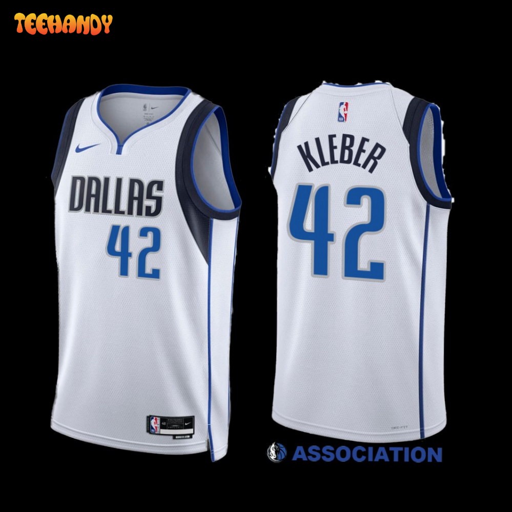 Dallas Mavericks Maxi Kleber 2022-23 White Association Edition Jersey