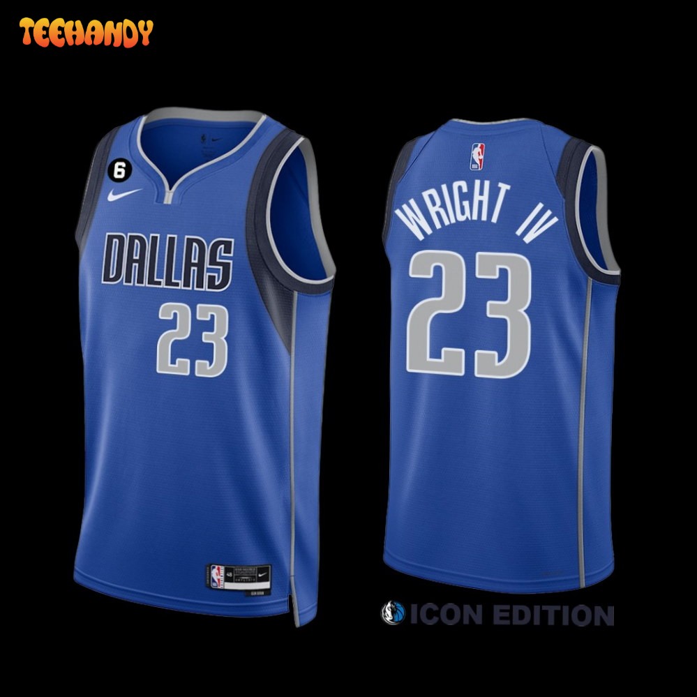 Dallas Mavericks McKinley Wright IV 2022-23 Icon Edition Jersey Royal