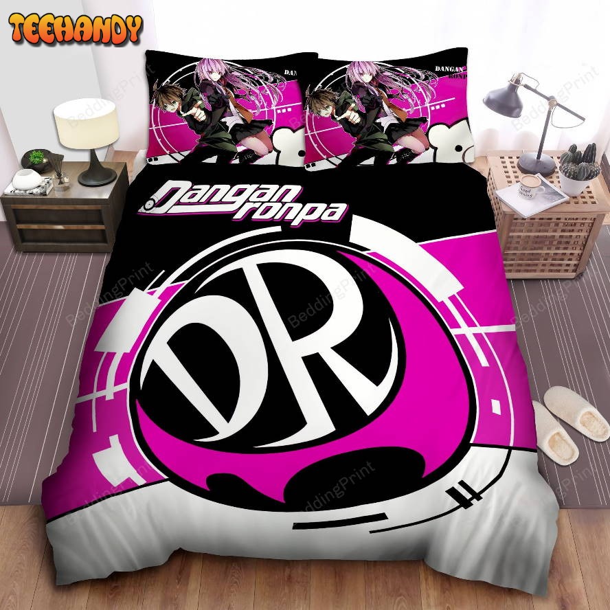 Danganronpa Makoto Naegi &amp Kyoko Kirigiri Poster Bedding Sets