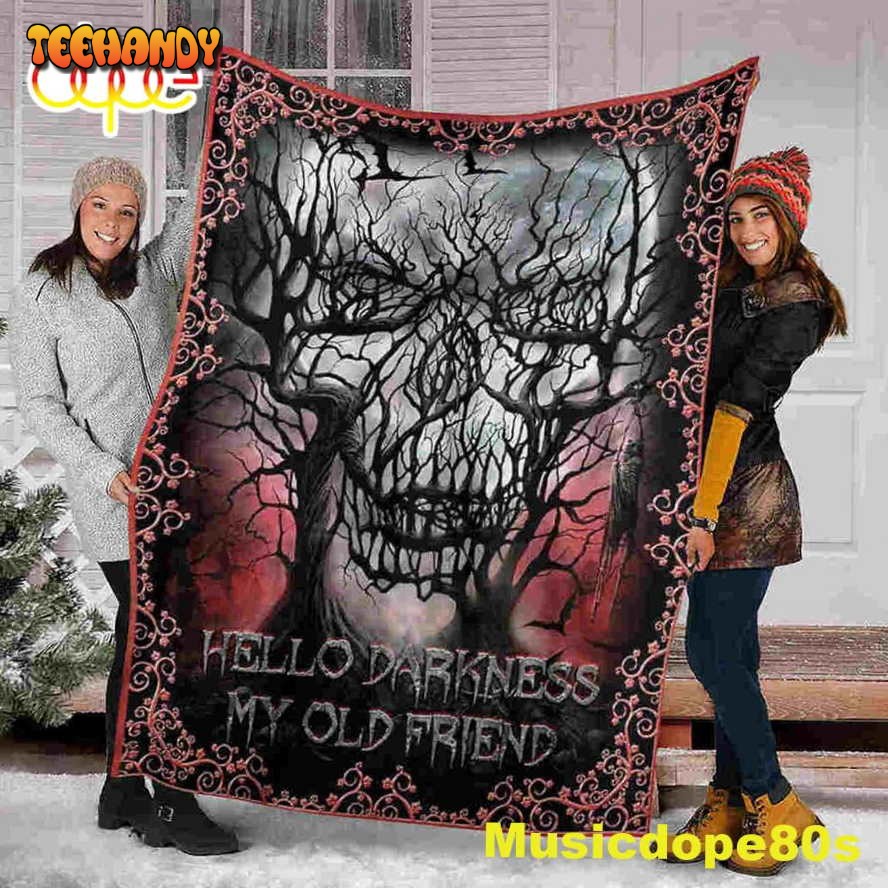 Darkness Old Friends Halloween Sofa Fleece Throw Blanket  Halloween Gifts