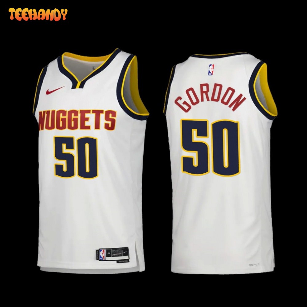 Denver Nuggets Aaron Gordon 2022-23 White Association Edition Jersey