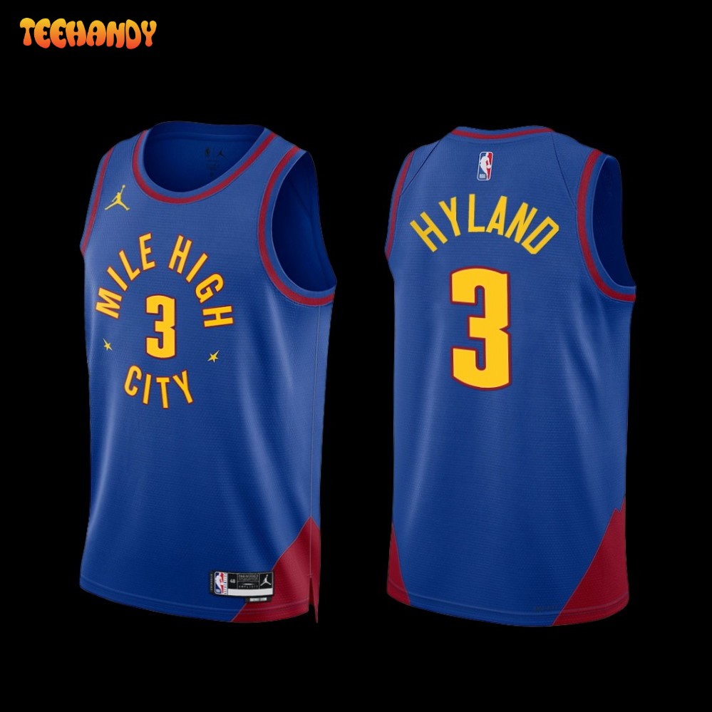 Denver Nuggets Bones Hyland 2022-23 Statement Edition Mile High City Jersey