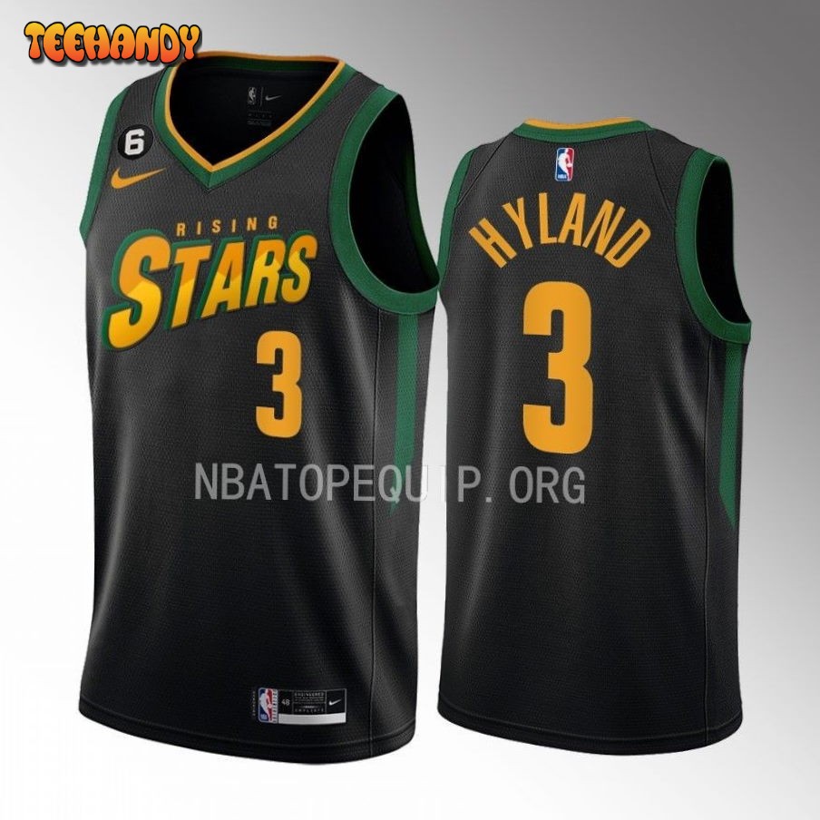 Denver Nuggets Bones Hyland 2023 NBA Rising Stars Black Jersey