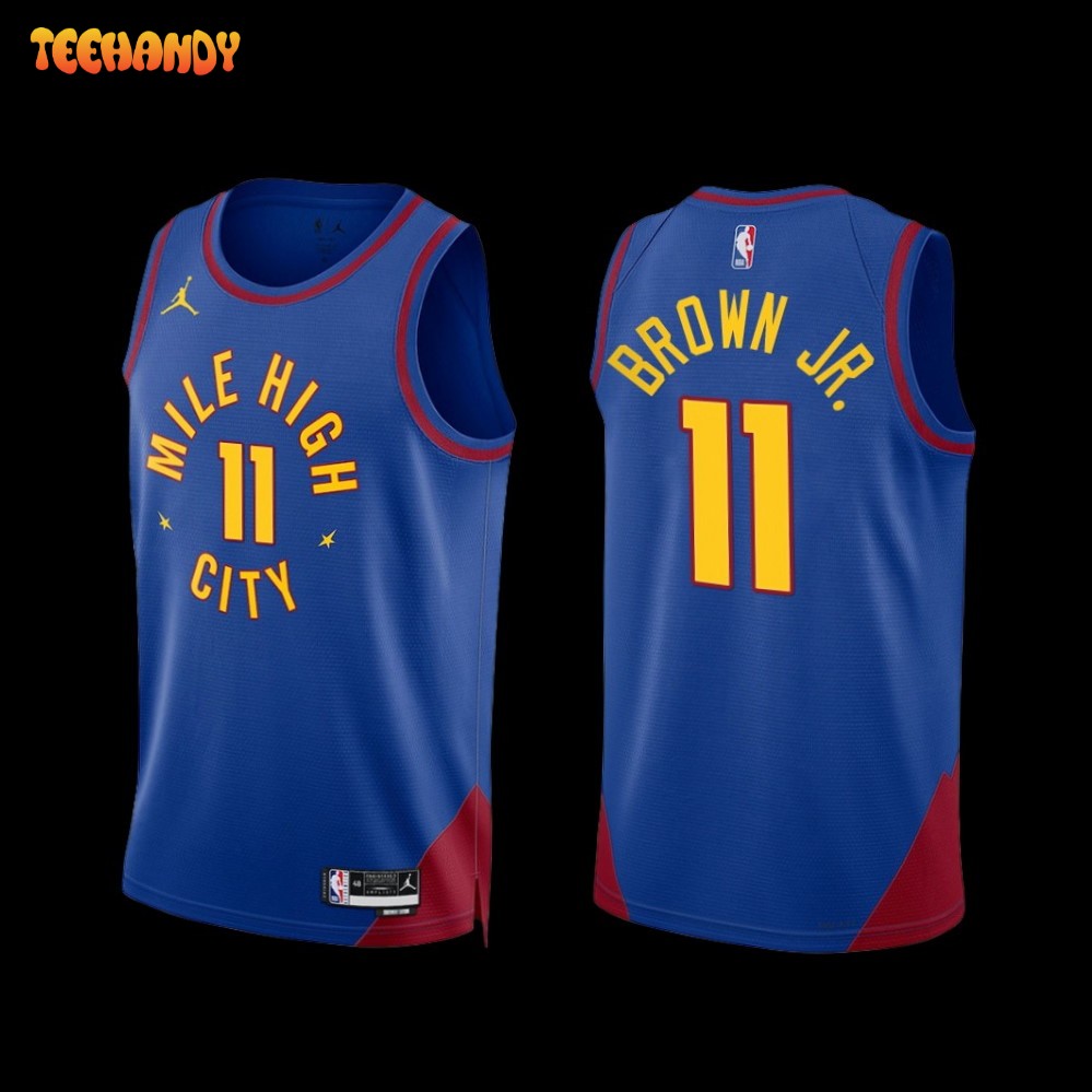 Denver Nuggets Bruce Brown Jr. 2022-23 Statement Edition Mile High City Jersey