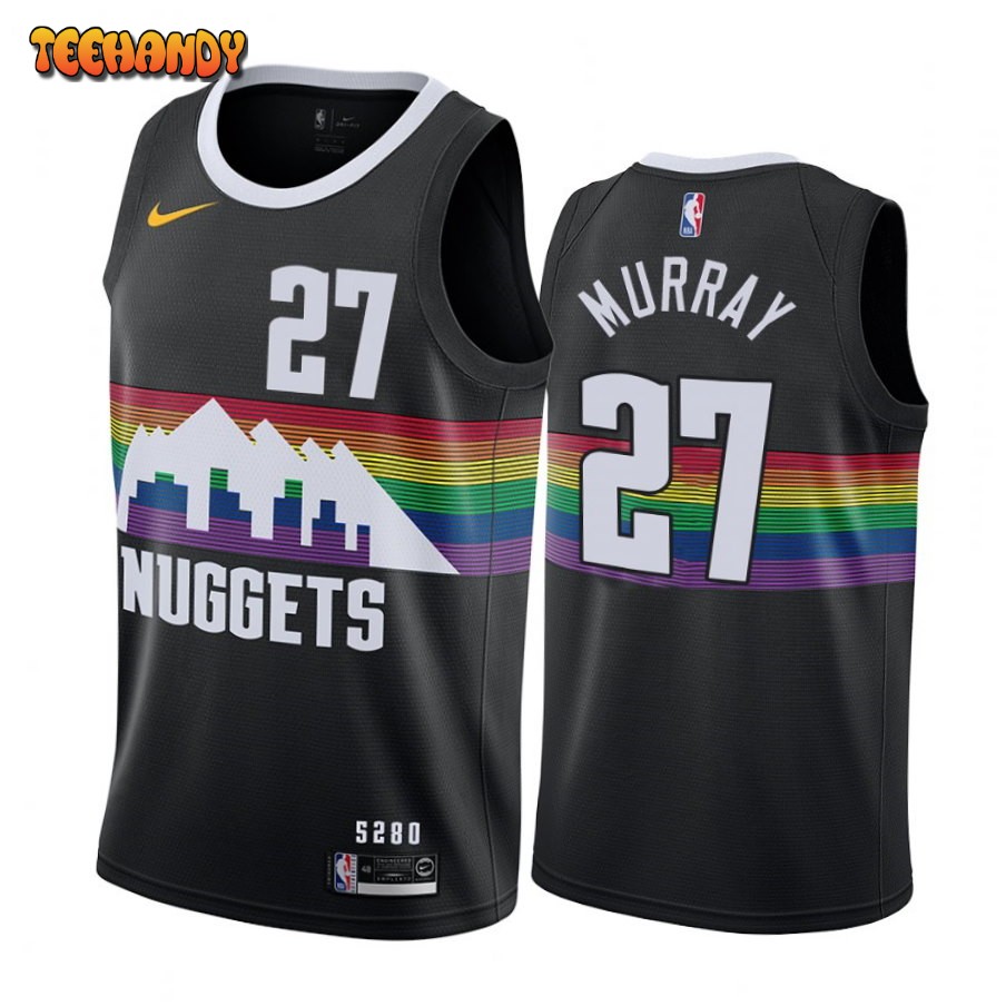 Denver Nuggets Jamal Murray 2020 Black City Jersey