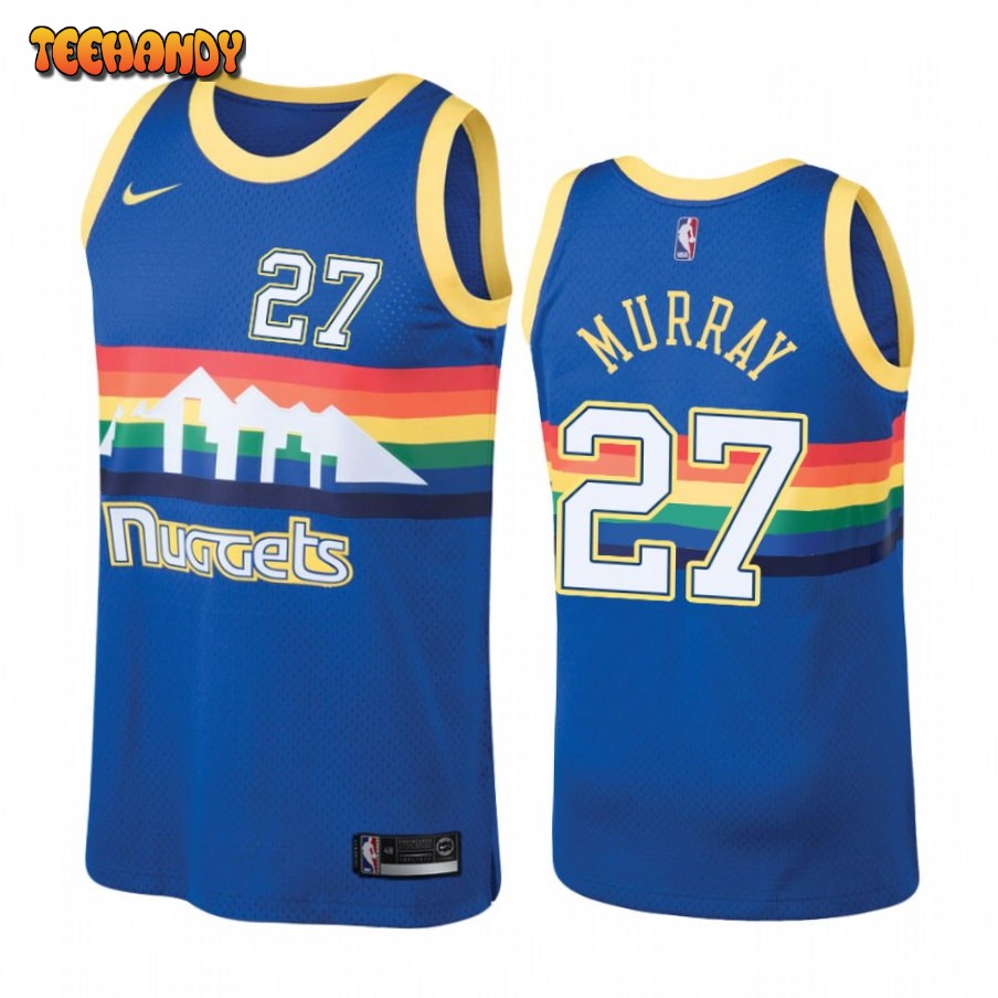 Denver Nuggets Jamal Murray 2020 Blue Classics Jersey