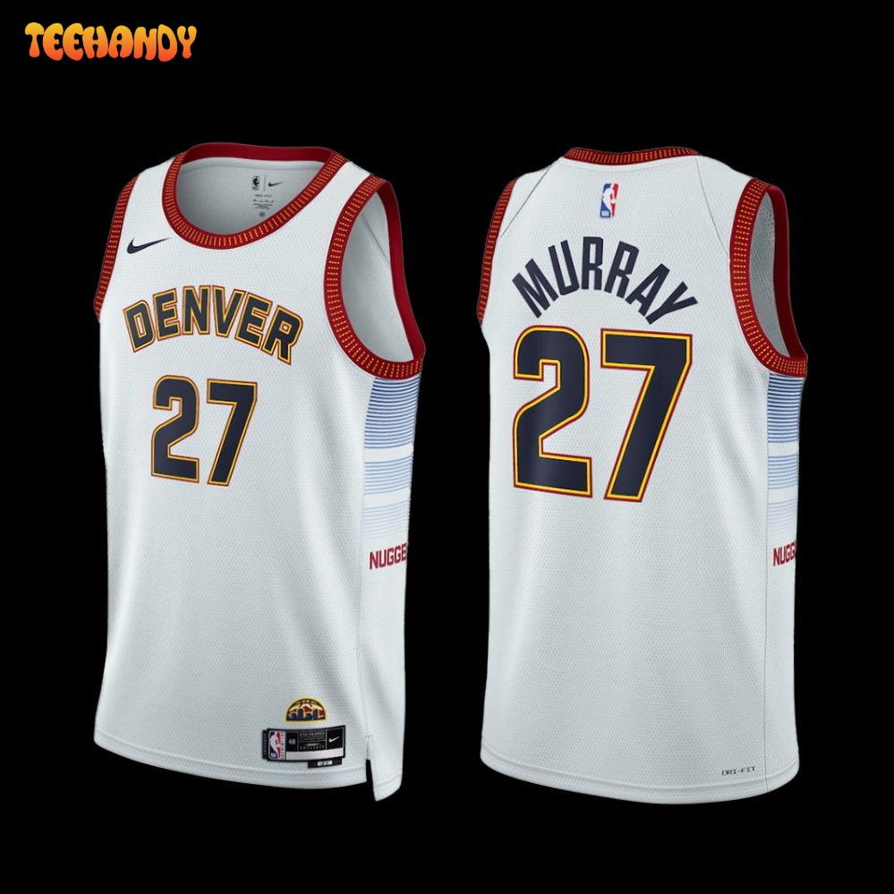 Denver Nuggets Jamal Murray 2022-23 City Edition Jersey Sliver