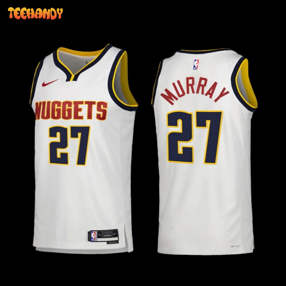 Denver Nuggets Jamal Murray 2022-23 White Association Edition Jersey