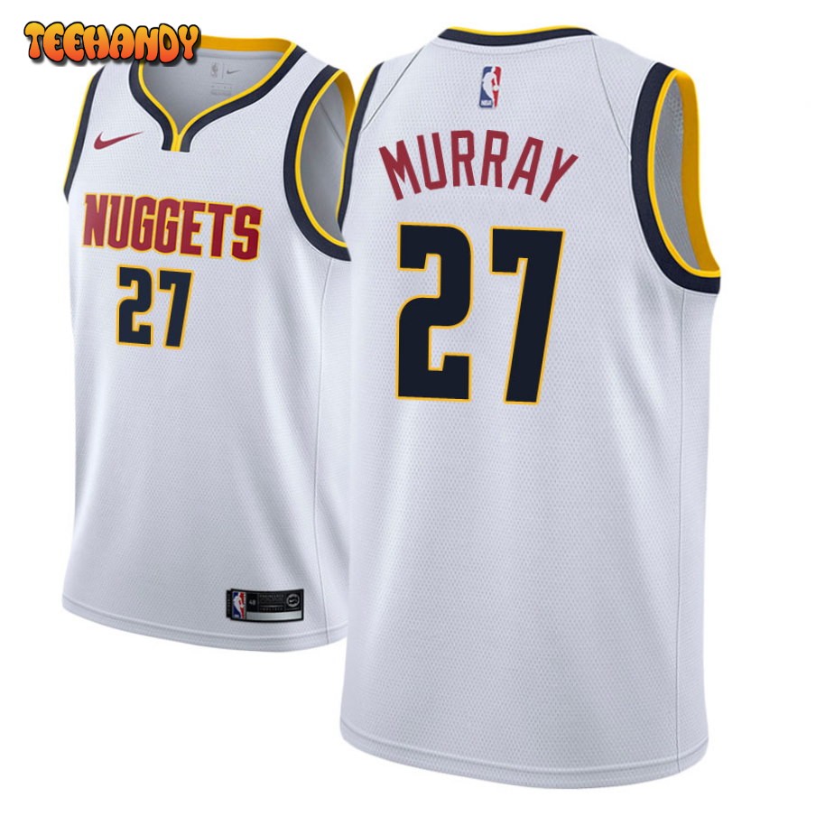 Denver Nuggets Jamal Murray White Association Jersey