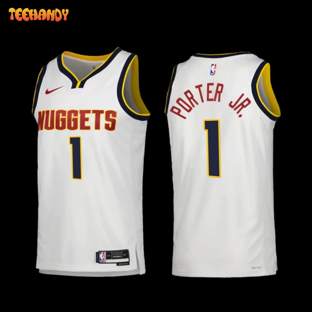 Denver Nuggets Michael Porter Jr. 2022-23 White Association Edition Jersey