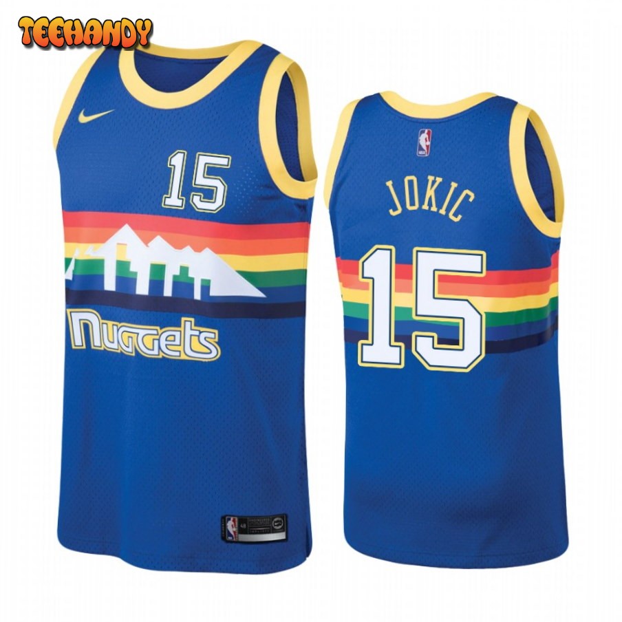 Denver Nuggets Nikola Jokic 2020 Blue Classic Jersey