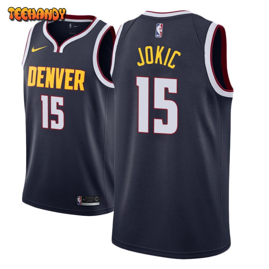 Denver Nuggets Nikola Jokic Navy Icon Jersey