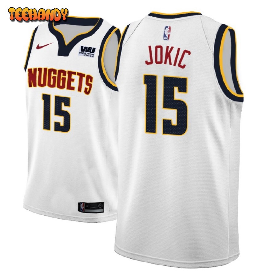 Denver Nuggets Nikola Jokic White Association Jersey