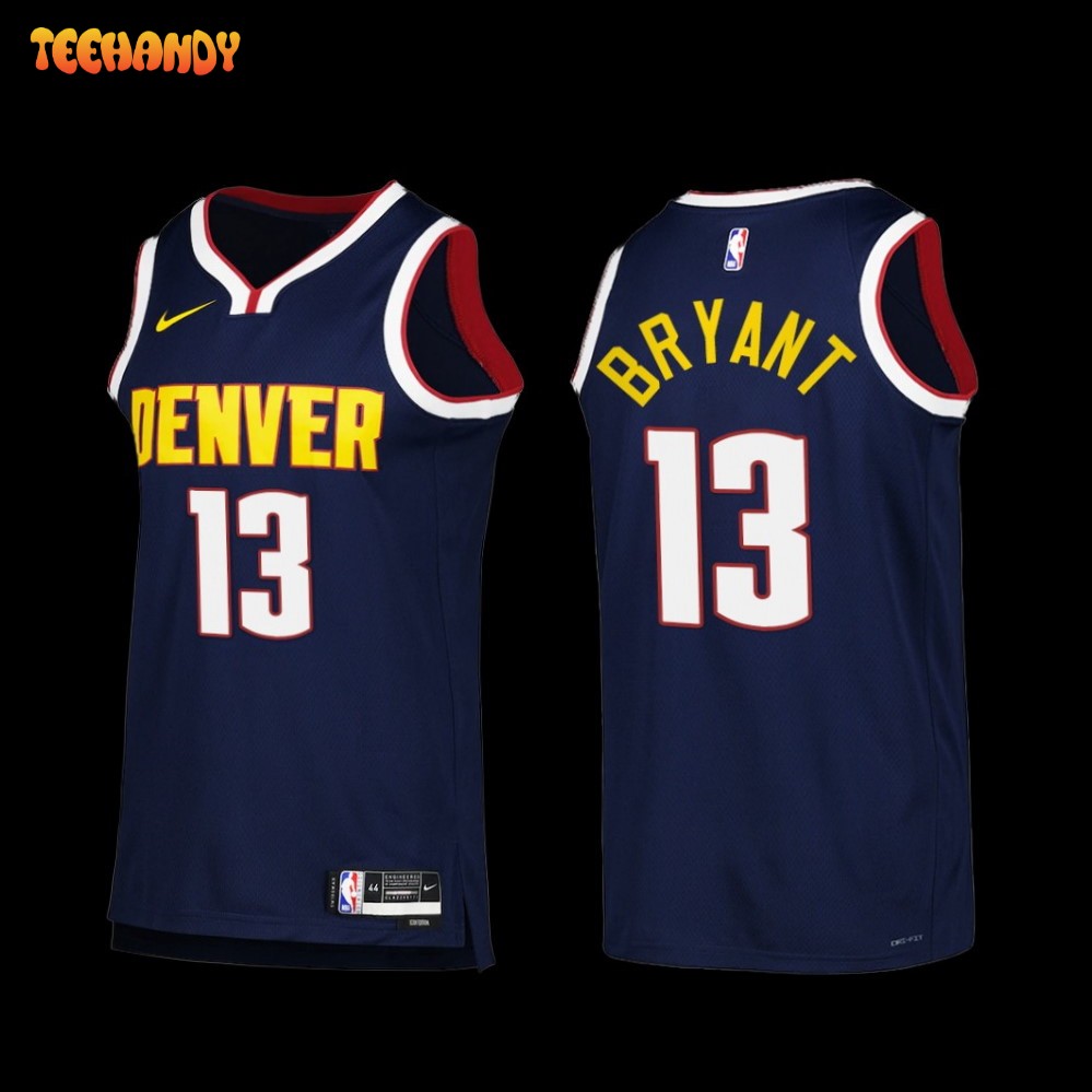 Denver Nuggets Thomas Bryant 2022-23 Icon Edition Jersey Navy