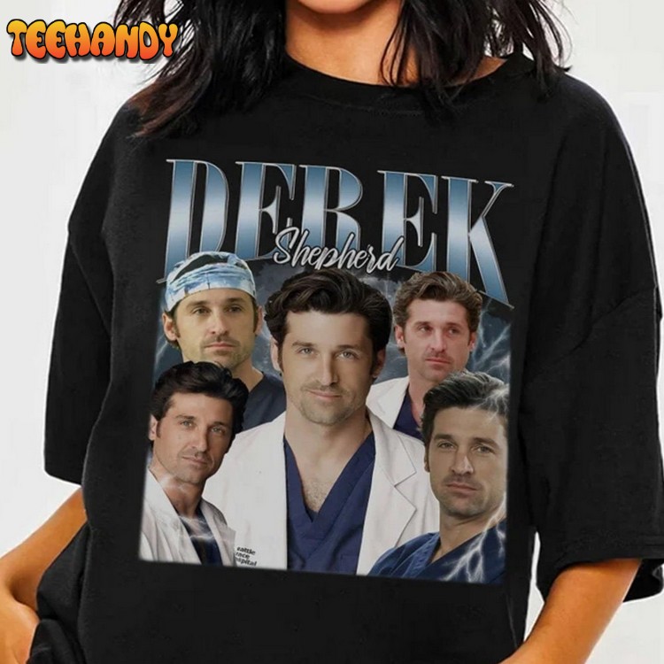 Derek Shepherd Retro T-Shirt – Derek Shepherd Classic Retro Shirt