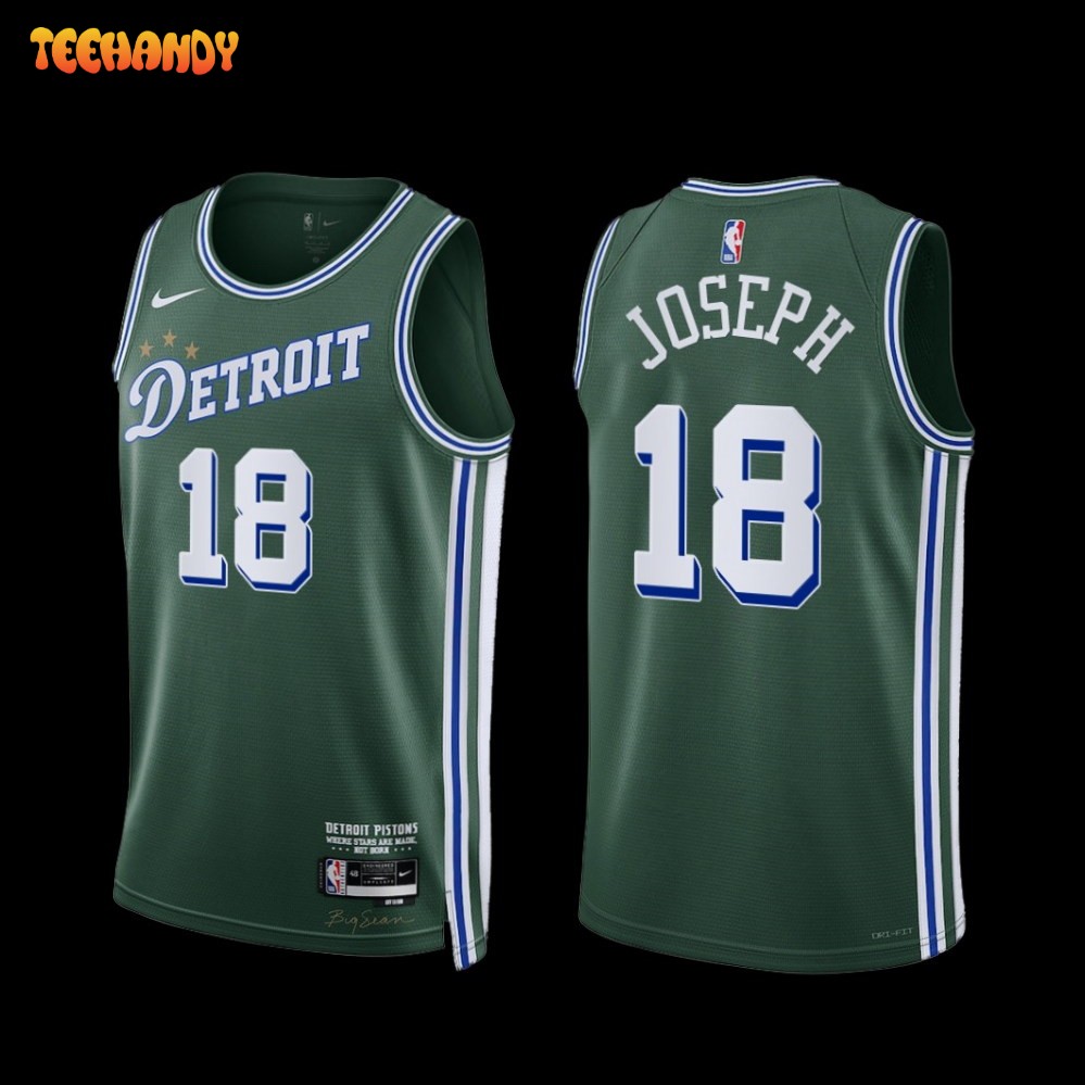 Detroit Pistons Cory Joseph 2022-23 City Edition Jersey Green