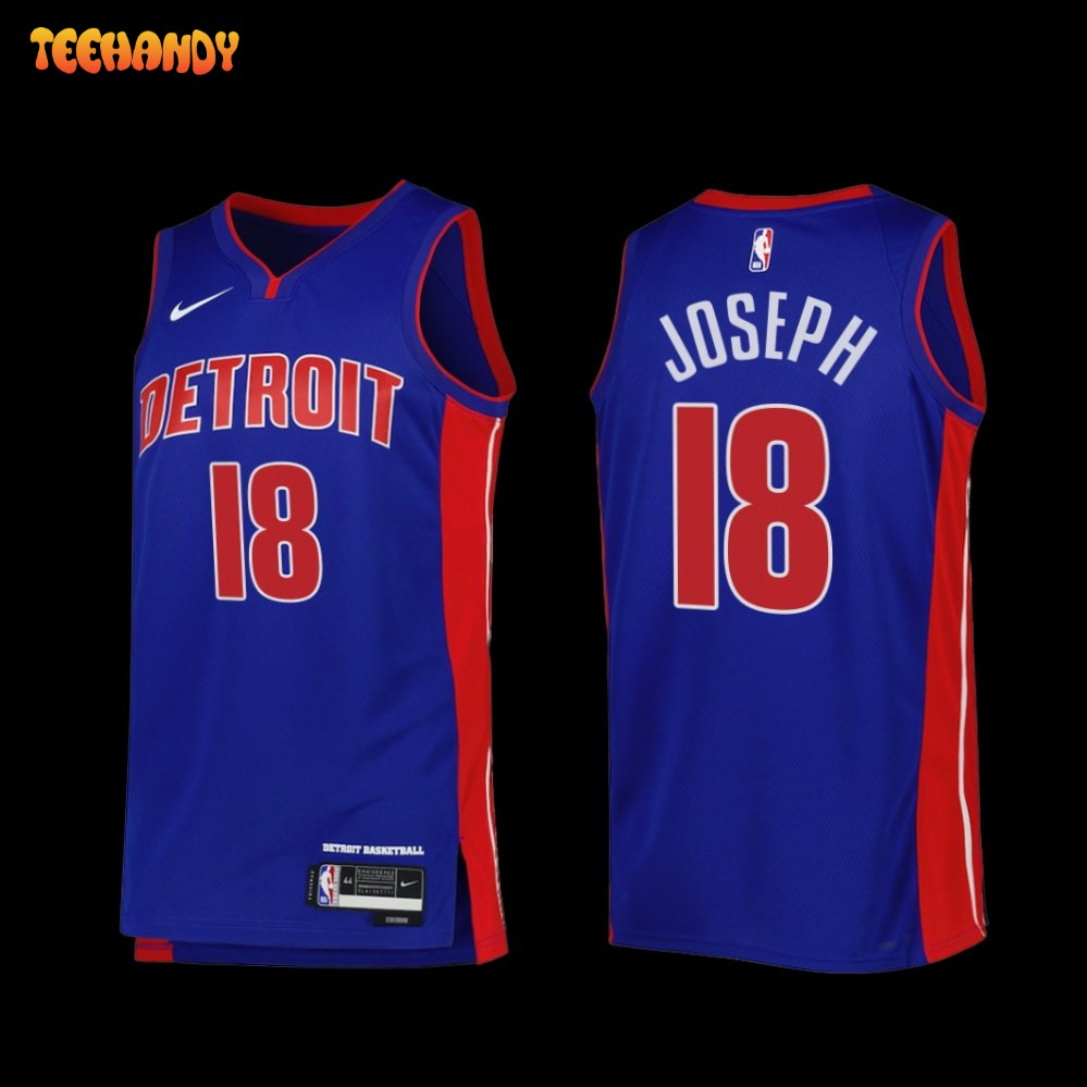 Detroit Pistons Cory Joseph 18 2022-23 Classic Edition Teal Jersey Swingman  - Bluefink