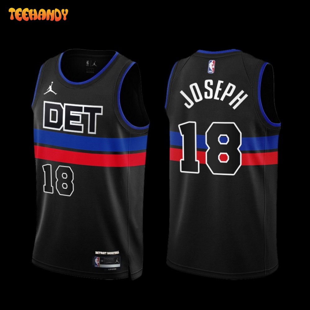 Detroit Pistons Cory Joseph 2022 23 Statement Edition Jersey Black