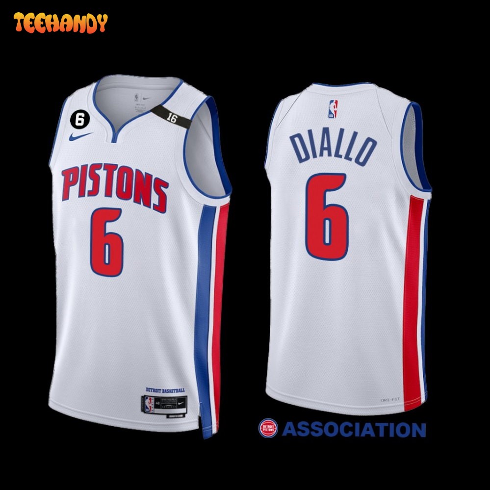 Detroit Pistons Hamidou Diallo 2022-23 Association Edition Jersey White