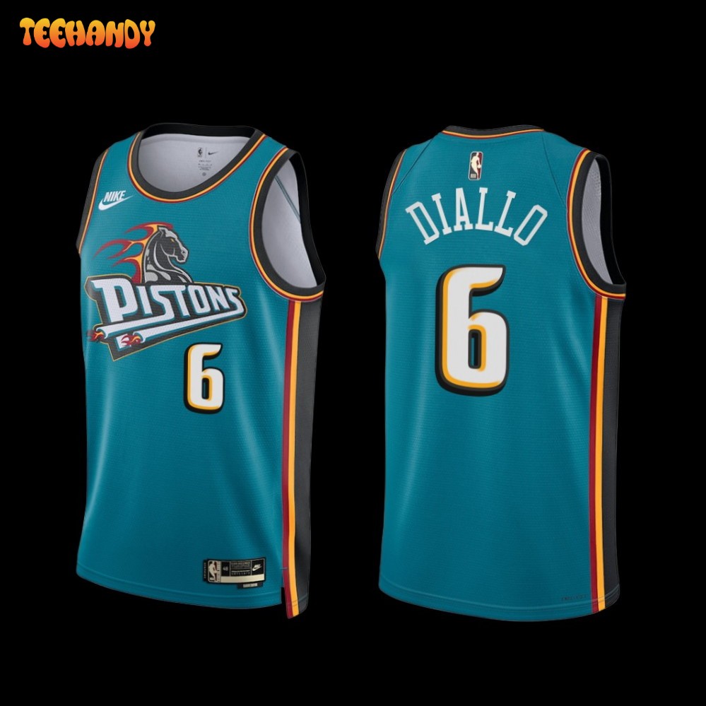 Detroit Pistons Hamidou Diallo 2022-23 Classic Edition Jersey Teal