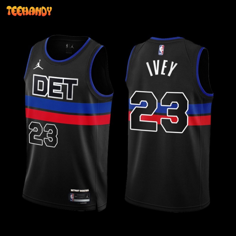 Detroit Pistons Jaden Ivey 2022-23 Statement Edition Jersey Black