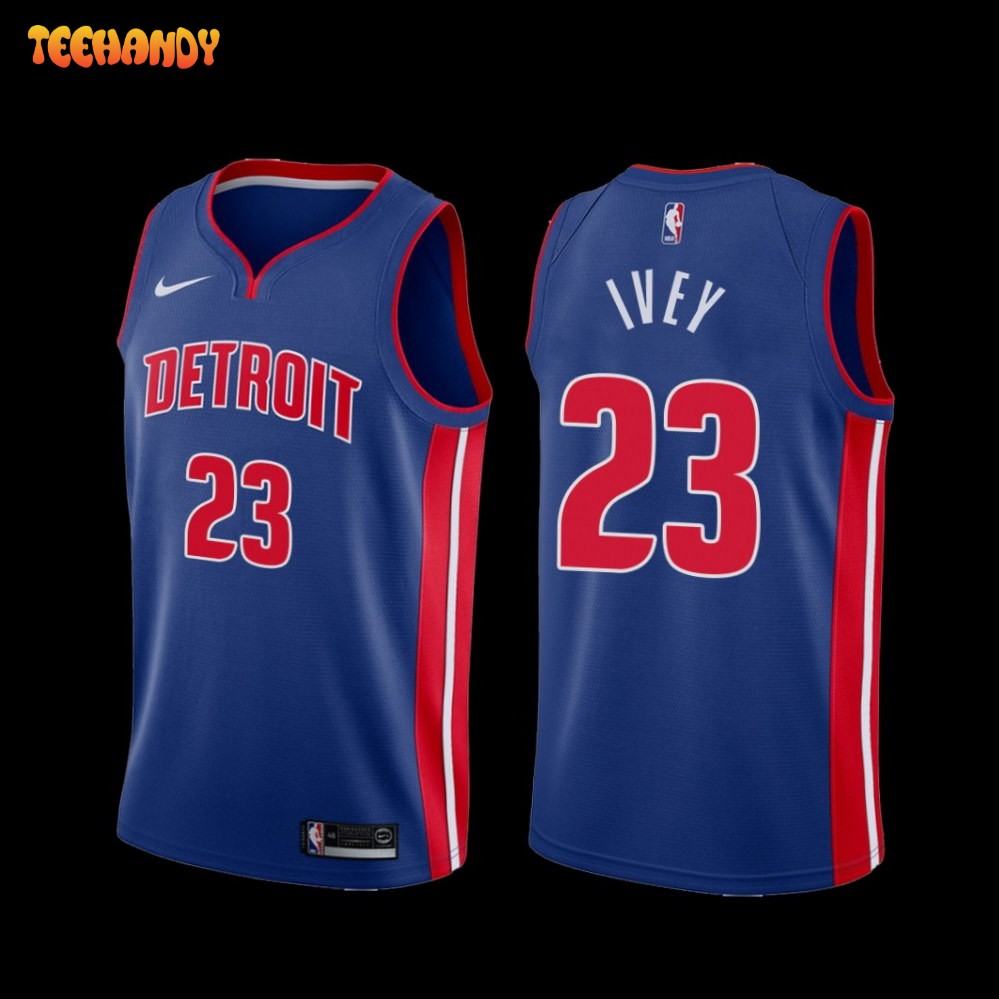 Detroit Pistons Jaden Ivey Blue Icon Edition Jersey