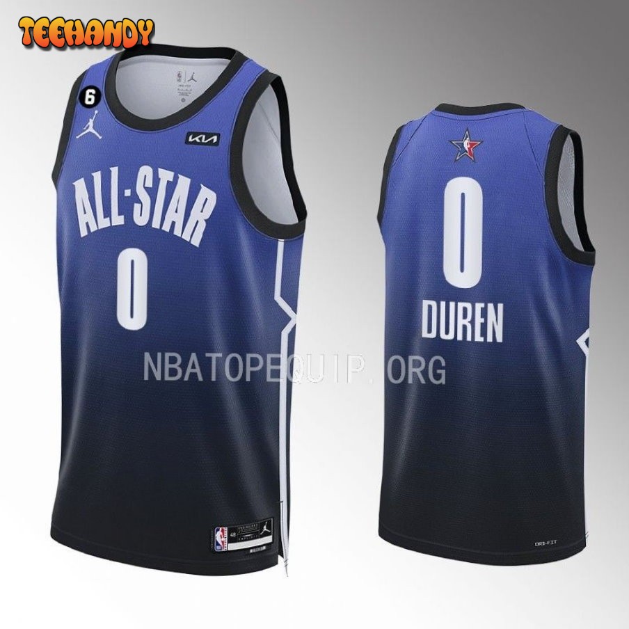 Detroit Pistons Jalen Duren 2023 NBA All-Star Draft Blue Jersey