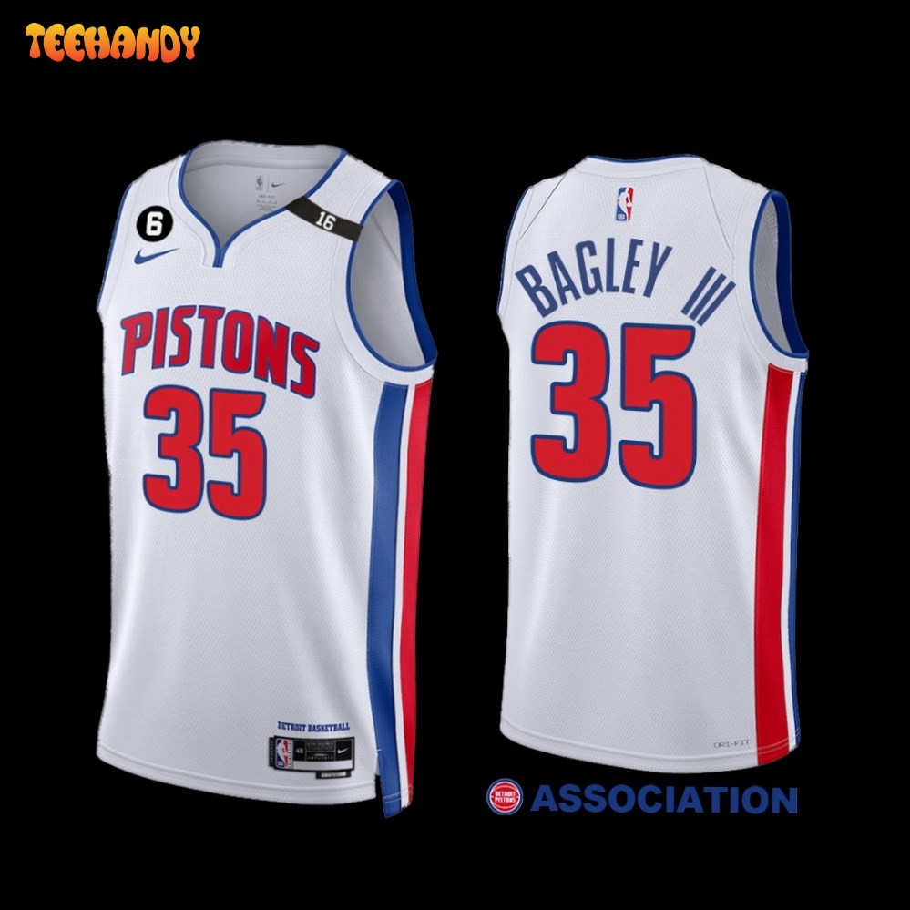 Detroit Pistons Marvin Bagley III 2022-23 Association Edition Jersey White