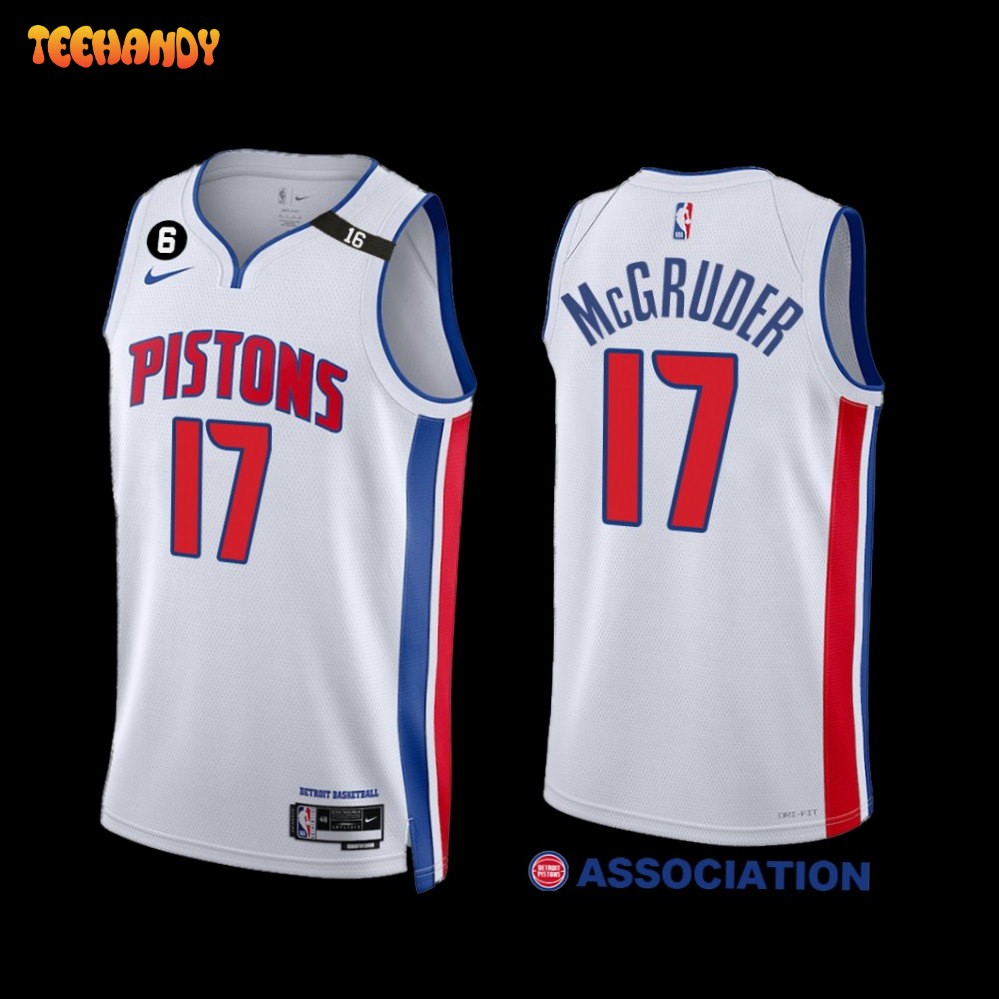 Detroit Pistons Rodney McGruder 2022-23 Association Edition Jersey White