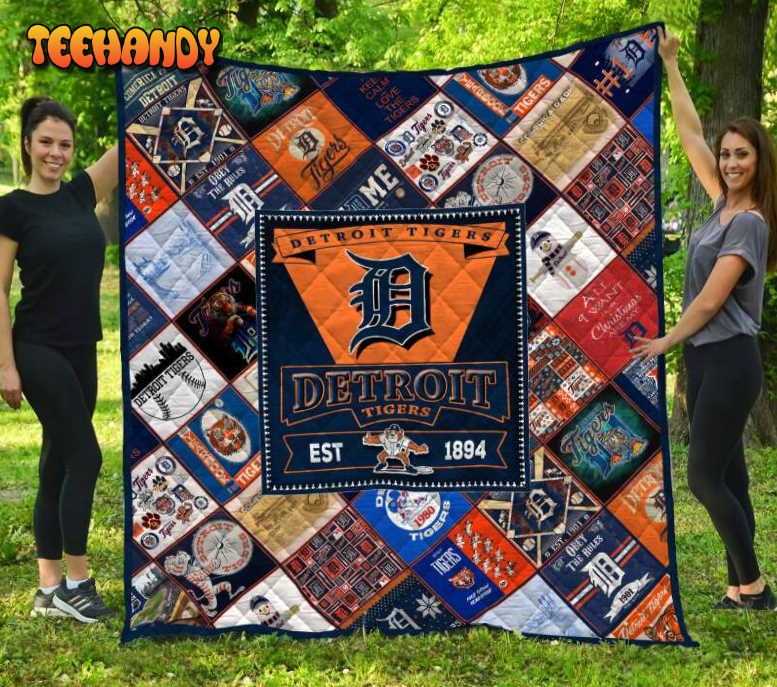 Detroit Tigers 3D Customized Quilt Blanket