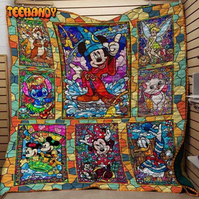 Disney Characters Customize Quilt Blanket