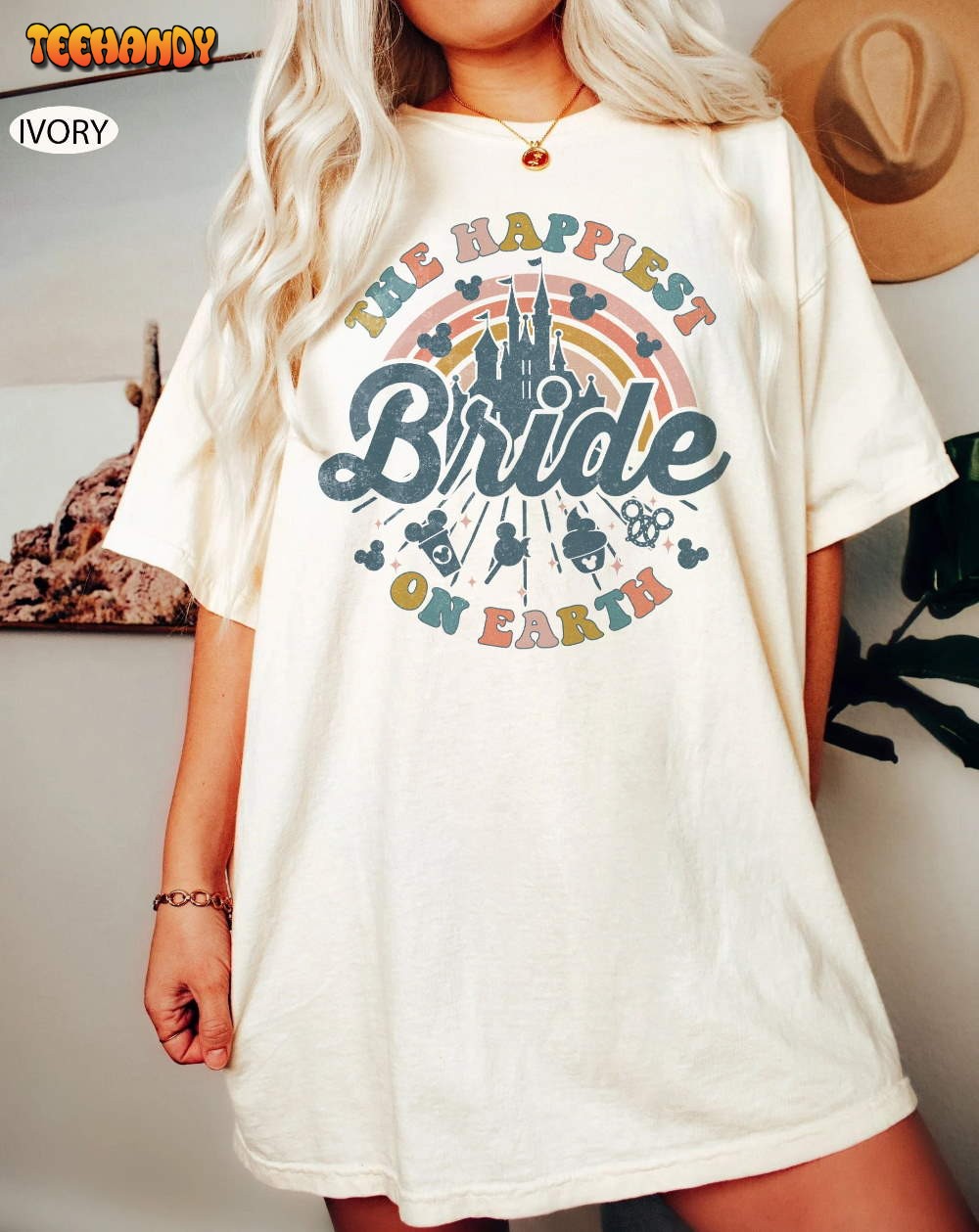 Disney Happiest Bride On Earth Shirt, Theme Park Shirt