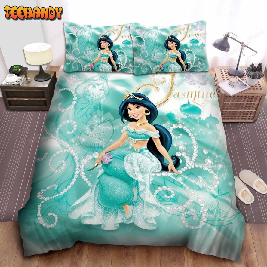 Disney Princess Jasmine With Blink Jewelries Bedding Sets